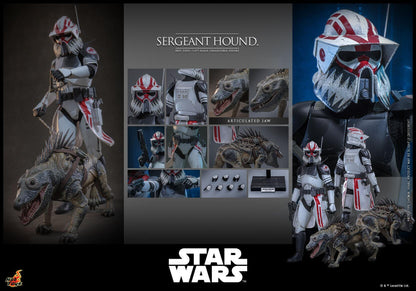 *PRE-ORDER Sergeant Hound - Star Wars: The Clone Wars Hot Toys Collectibles 1/6 Scale Action Figure