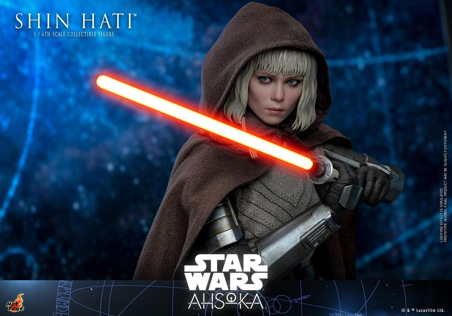 Shin Hati - Star Wars: Ahsoka Hot Toys Collectibles 1/6 Scale Action Figure