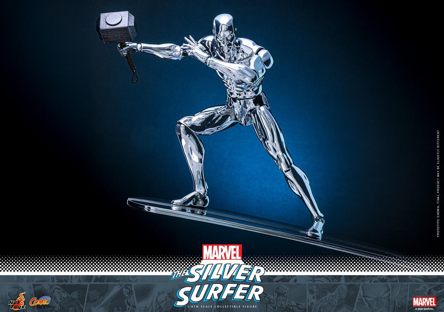 *PRE-ORDER Silver Surfer - Marvel Studios Hot Toys Exclusive Collectible 1/6 Scale Action Figure