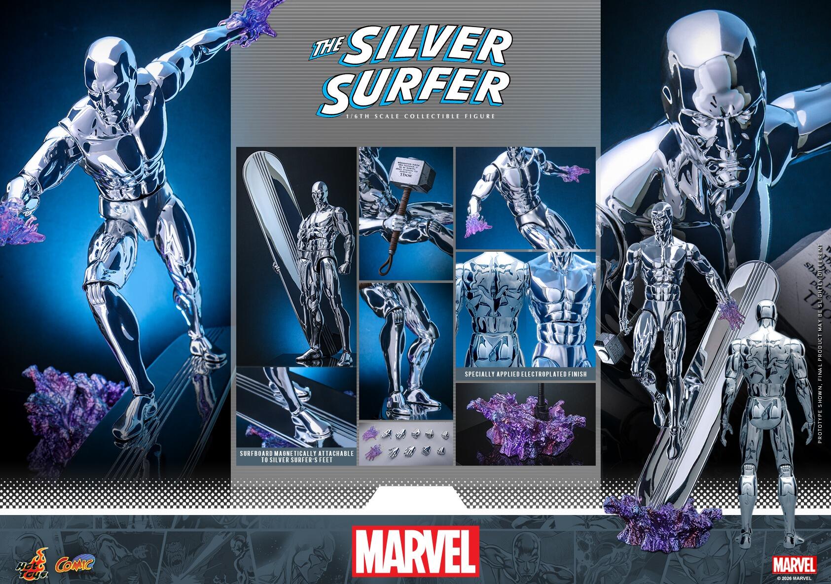 PRE-ORDER Silver Surfer - Marvel Studios Hot Toys Exclusive