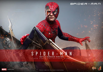 *PRE-ORDER Spider-Man (Battle Damaged) - Spider-Man (2002) Hot Toys Collectibles 1/6 Scale Action Figure