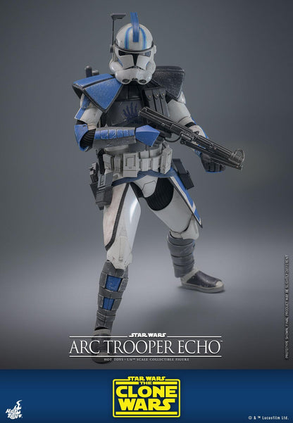 Arc Trooper Echo - Star Wars: The Clone Wars Hot Toys Collectibles 1/6 Scale Action Figure