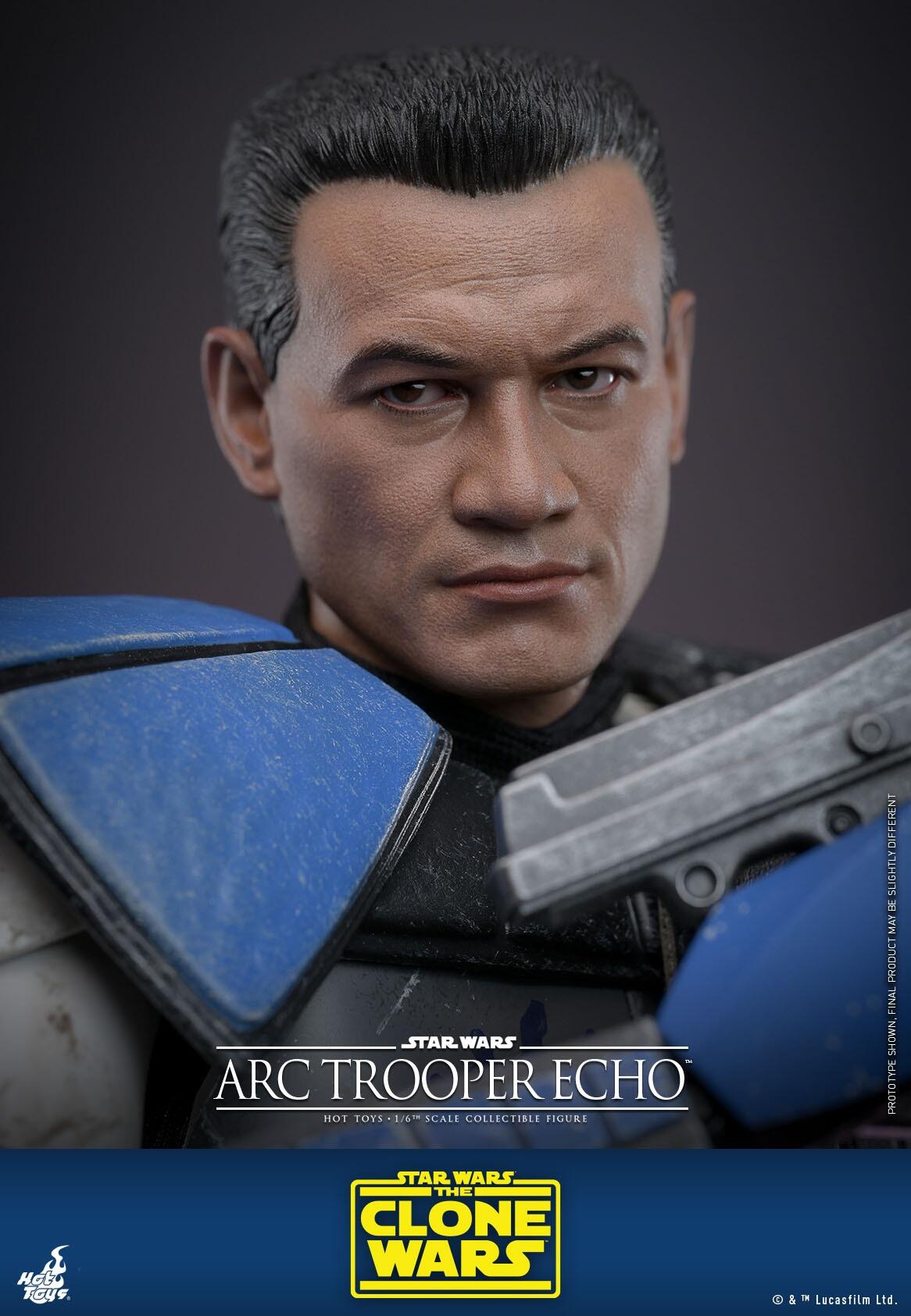 Arc Trooper Echo - Star Wars: The Clone Wars Hot Toys Collectibles 1/6 Scale Action Figure