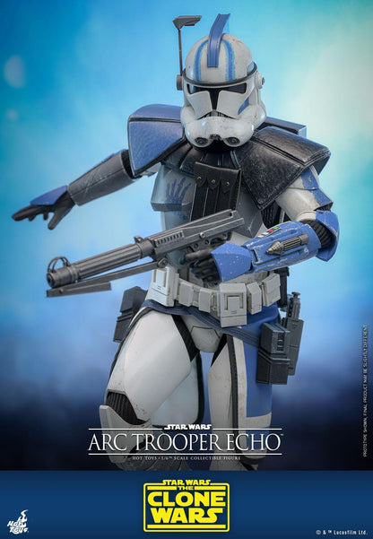 Arc Trooper Echo - Star Wars: The Clone Wars Hot Toys Collectibles 1/6 Scale Action Figure