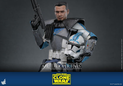 Arc Trooper Fives - Star Wars: The Clone Wars Hot Toys Collectibles 1/6 Scale Action Figure