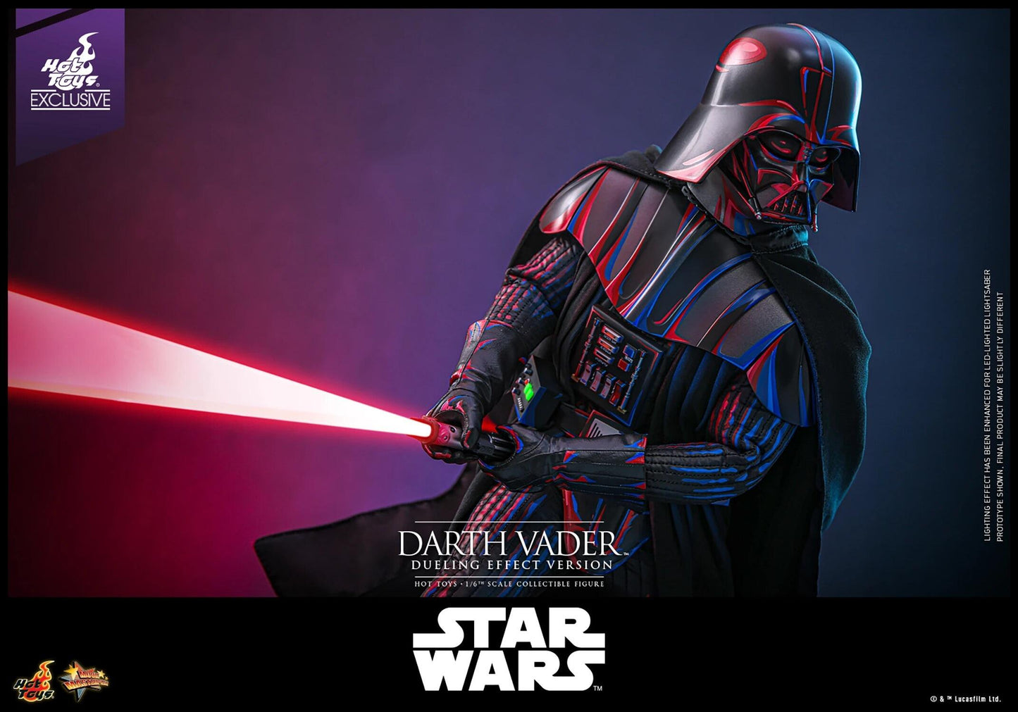Darth Vader (Duelling Effect Version) - Star Wars Celebration 2025 Exclusive Hot Toys Collectibles 1/6 Scale Action Figure