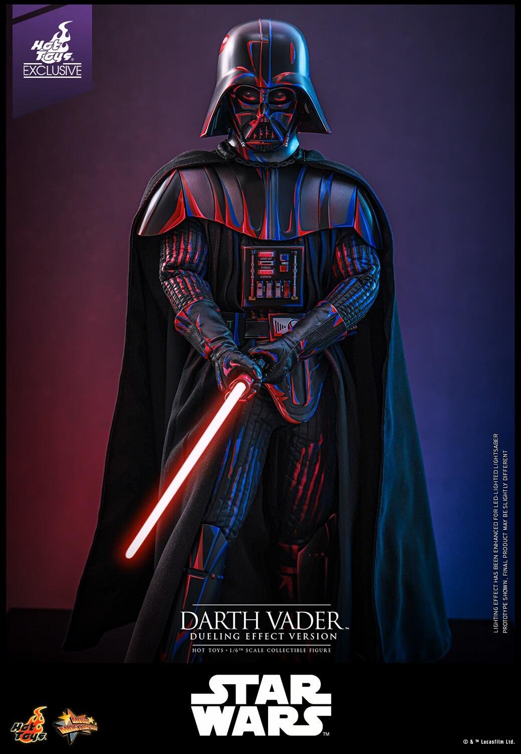 Darth Vader (Duelling Effect Version) - Star Wars Celebration 2025 Exclusive Hot Toys Collectibles 1/6 Scale Action Figure