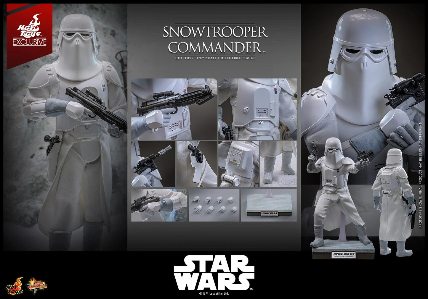 Snowtrooper Commander - Star Wars Hot Toys Exclusive Collectable 1/6 Scale Action Figure