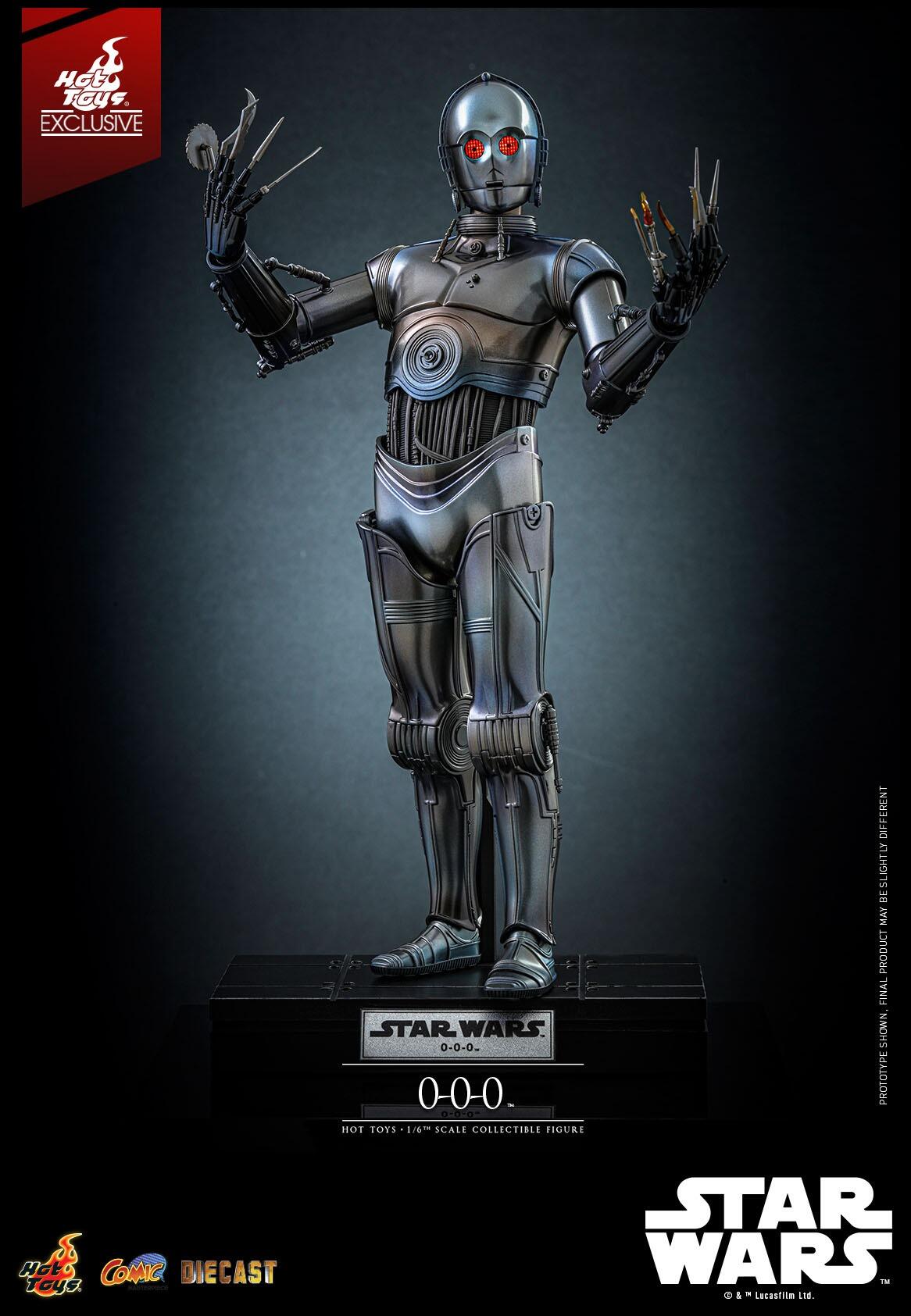 0-0-0 (Triple Zero) - Star Wars Legends Hot Toys Exclusive Collectibles 1/6 Scale Action Figure