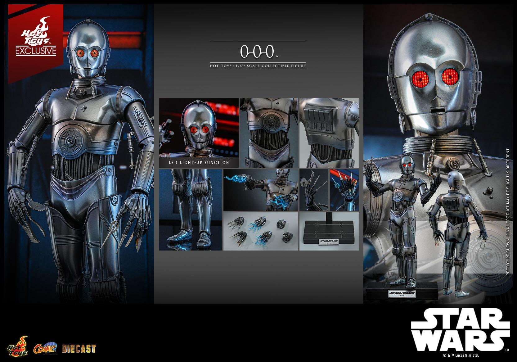 0-0-0 (Triple Zero) - Star Wars Legends Hot Toys Exclusive
