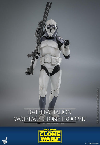 104th Battalion Wolfpack Clone Trooper - Star Wars: The Clone Wars Hot Toys Collectibles 1/6 Scale Action Figure