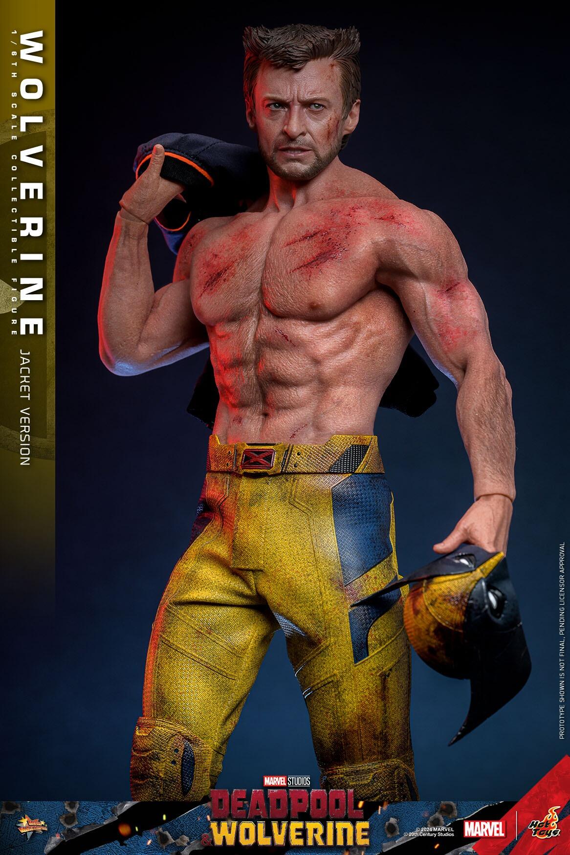Wolverine (TVA Jacket) - Marvel Deadpool & Wolverine Hot Toys Collectibles 1/6 Scale Action Figure