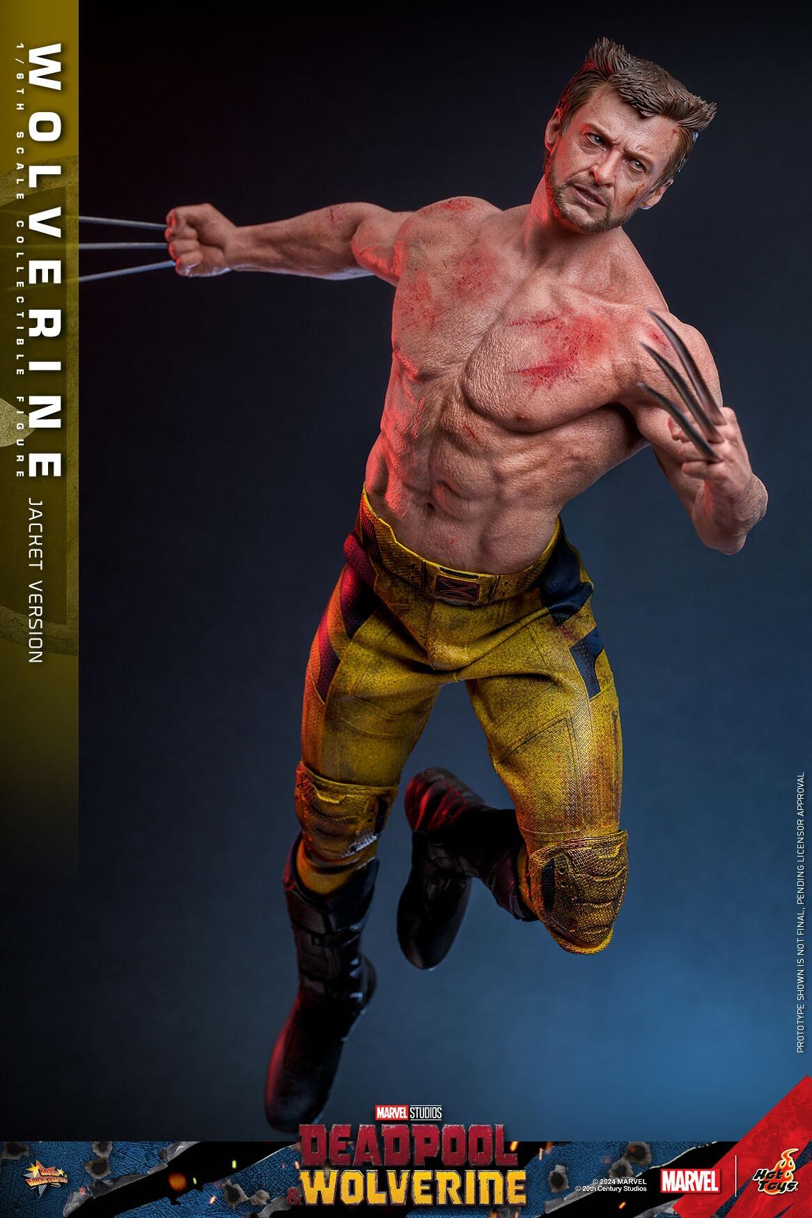 Wolverine (TVA Jacket) - Marvel Deadpool & Wolverine Hot Toys Collectibles 1/6 Scale Action Figure