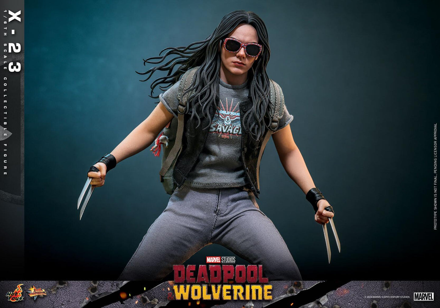 X-23 - Marvel Deadpool & Wolverine Hot Toys Collectibles 1/6 Scale Action Figure