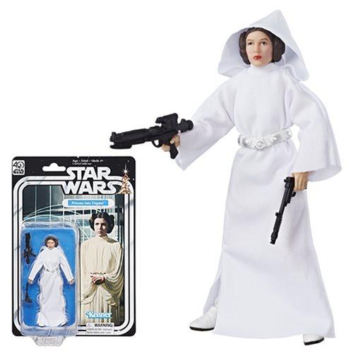 Star Wars 40th Anniversary Black Series 6 Inch Action Figure Wave 1 - Princess Leia Organa