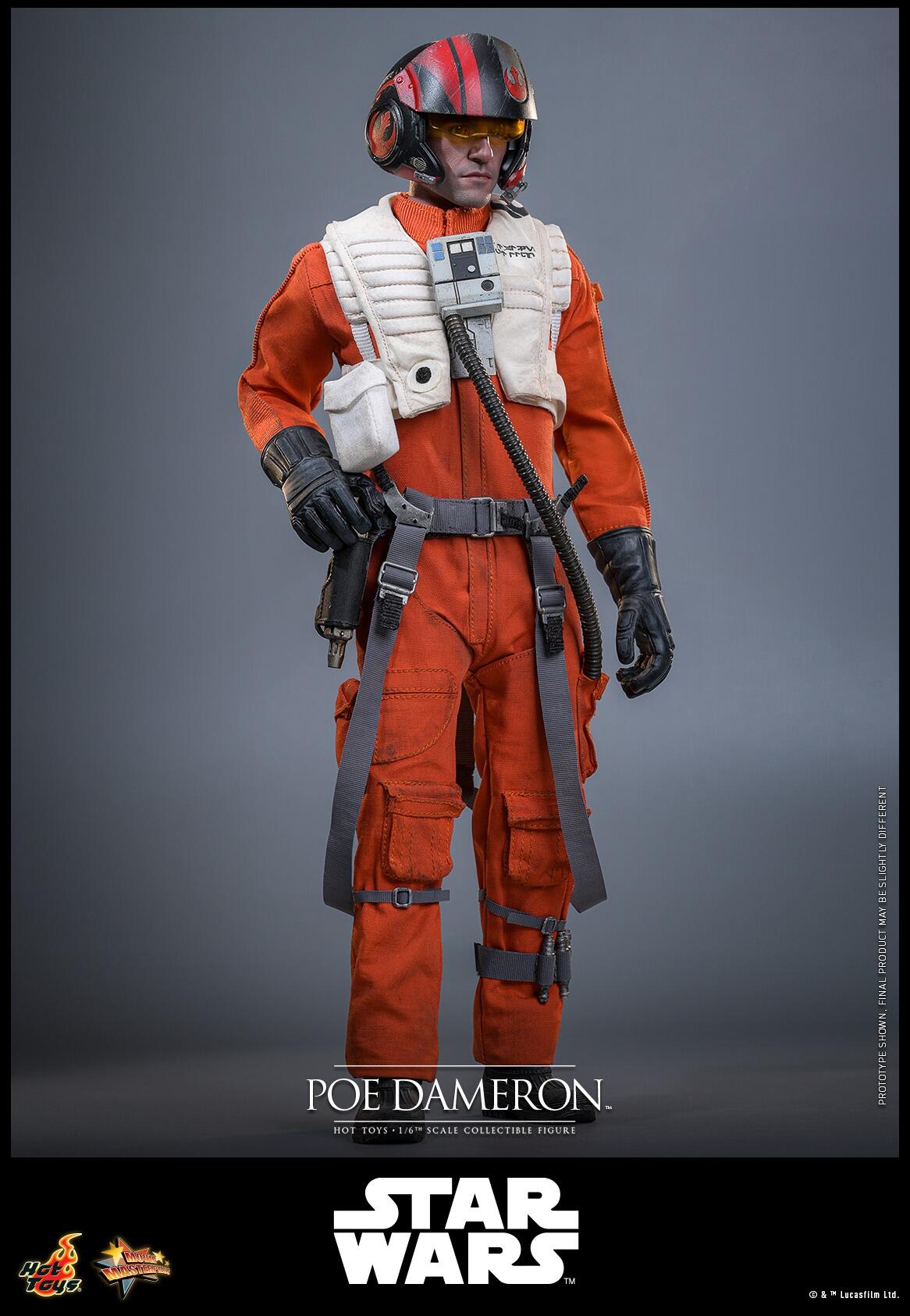 *PRE-ORDER Poe Dameron - Star Wars: The Force Awakens Hot Toys Collectibles 1/6 Scale Action Figure