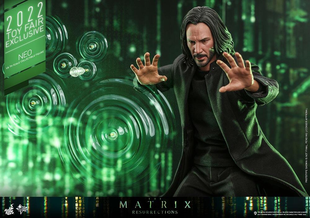 Neo (Toy Fair Exclusive) - The Matrix: Resurrections Hot Toys Collectibles 1/6 Scale Action Figure
