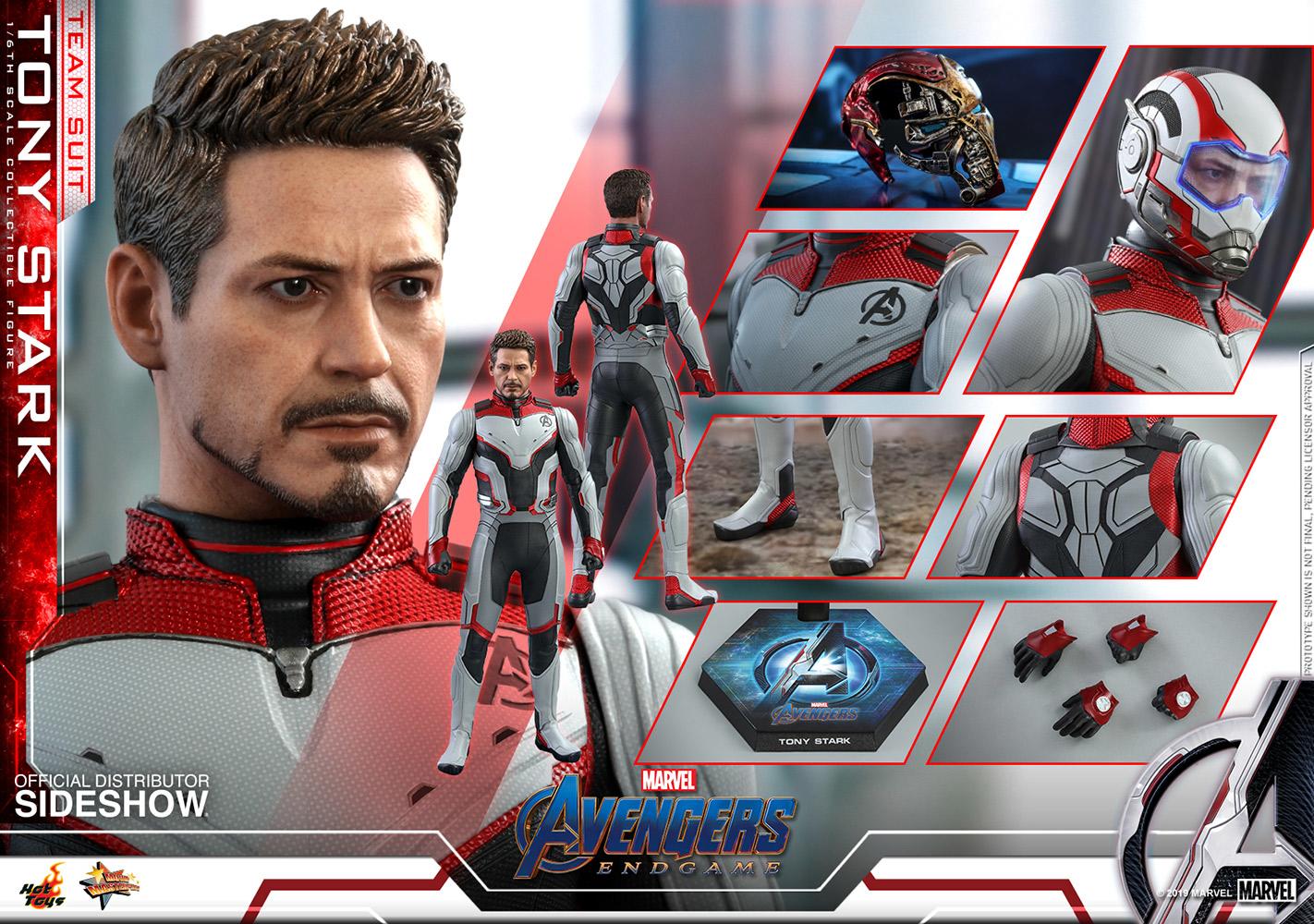 Tony Stark (Team/Quantum Suit) - Marvel Hot Toys Collectibles 1/6 Scale Action Figure