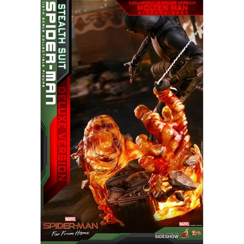 Spider-Man Stealth Suit Spider:Man Far From Home (Deluxe Version) - Marvel Hot Toys Collectibles 1/6 Scale Action Figure