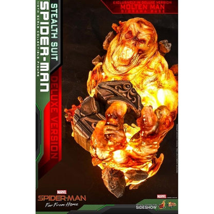 Spider-Man Stealth Suit Spider:Man Far From Home (Deluxe Version) - Marvel Hot Toys Collectibles 1/6 Scale Action Figure