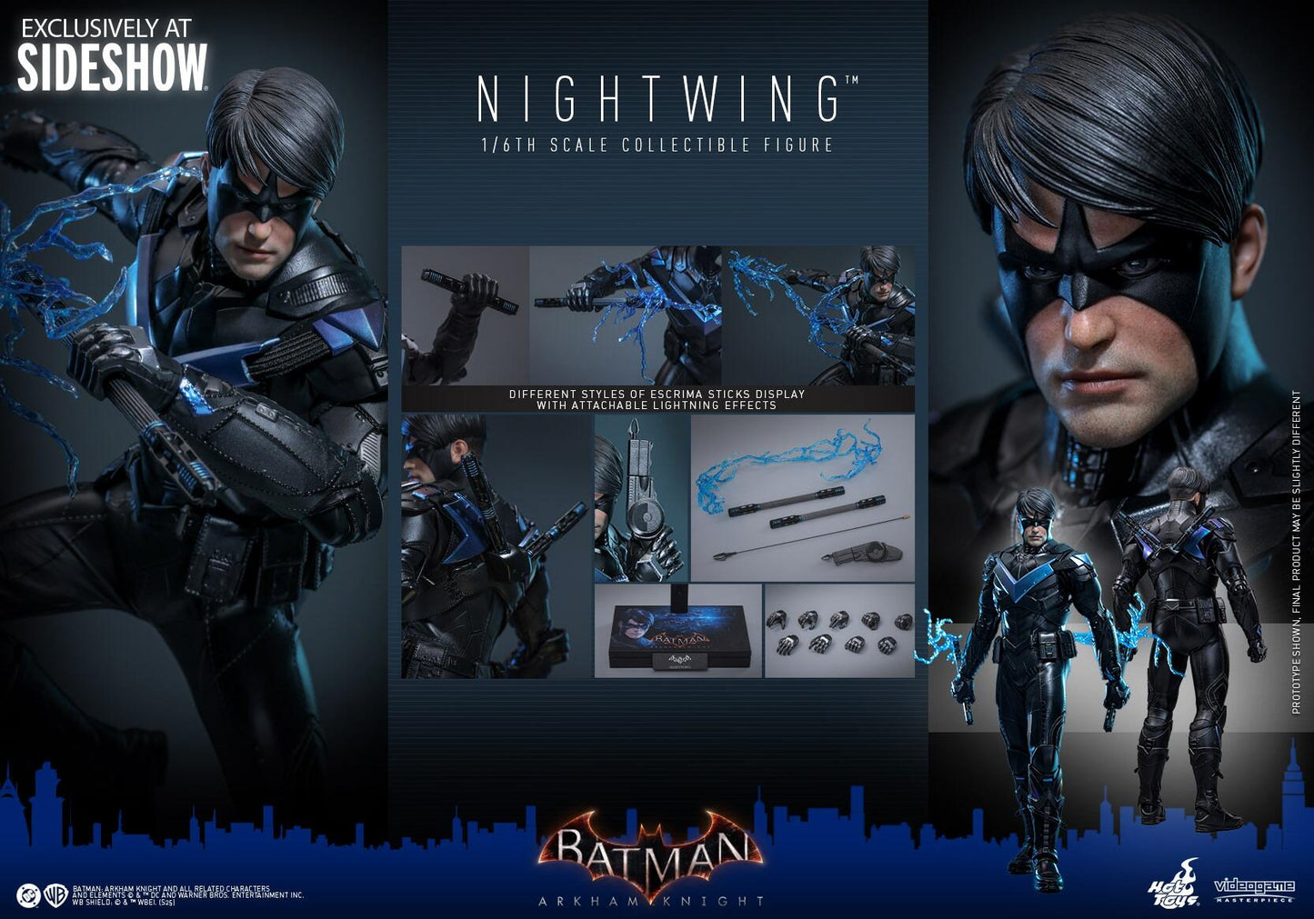 Nightwing - DC Batman Arkham Knight Hot Toys Collectibles 1/6 Scale Action Figure