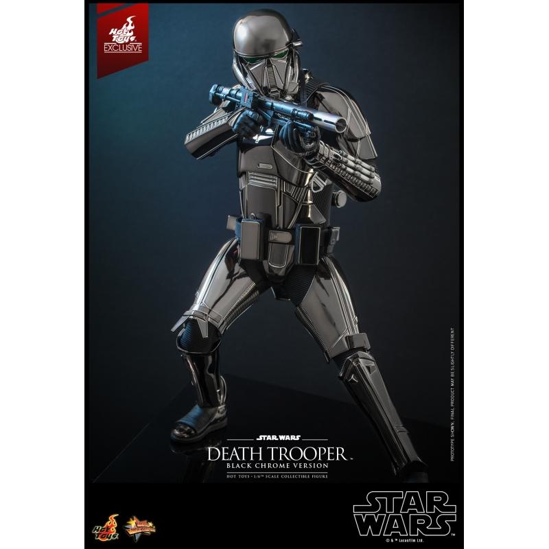 Death Trooper (Black Chrome) - Star Wars Hot Toys Exclusive Collectibles 1/6 Scale Action Figure