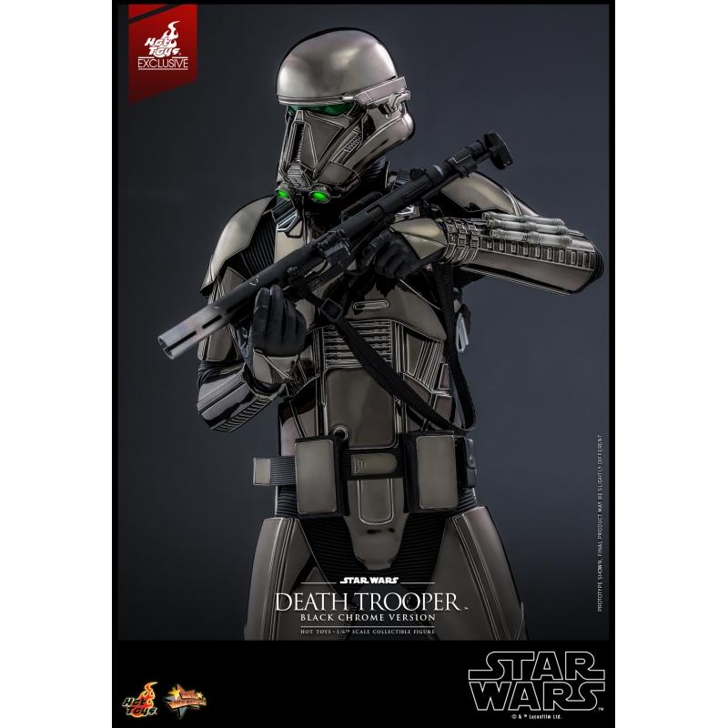 Death Trooper (Black Chrome) - Star Wars Hot Toys Exclusive Collectibles 1/6 Scale Action Figure