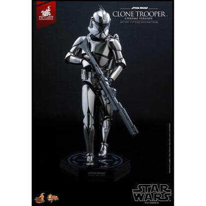 Clone Trooper (Chrome) - Star Wars Hot Toys Exclusive Collectibles 1/6 Scale Action Figure