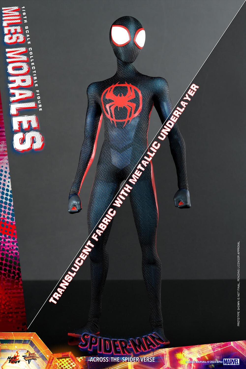 Miles Morales - Marvel Spider-Man Across The Spider-Verse Hot Toys Collectibles 1/6 Scale Action Figure