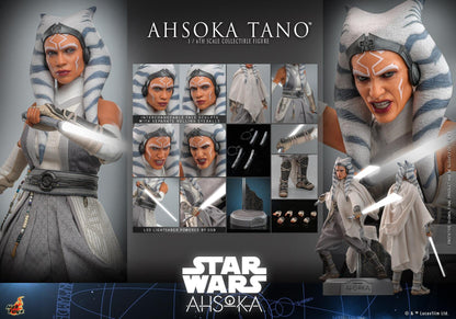 Ahsoka Tano (White) - Star Wars Hot Toys Collectibles 1/6 Scale Action Figure
