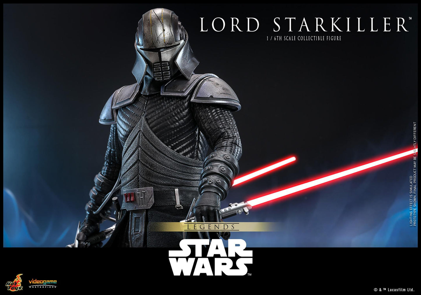 Lord Starkiller - Star Wars Legends Hot Toys Collectibles 1/6 Scale Action Figure