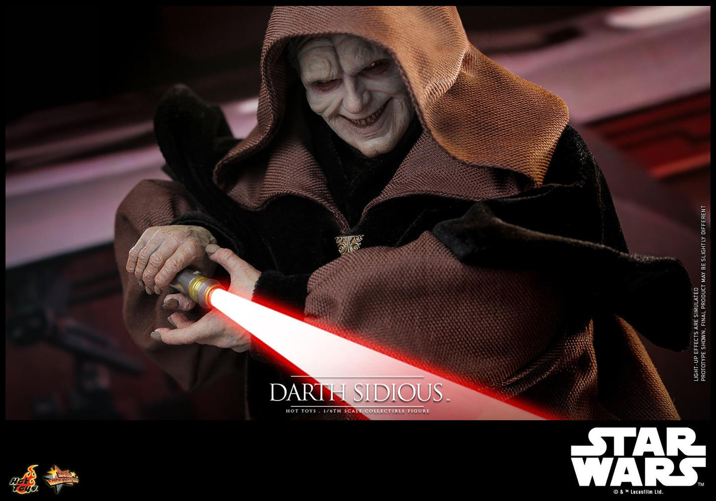 Darth Sidious - Star Wars: Revenge Of The Sith Hot Toys Collectibles 1/6 Scale Action Figure