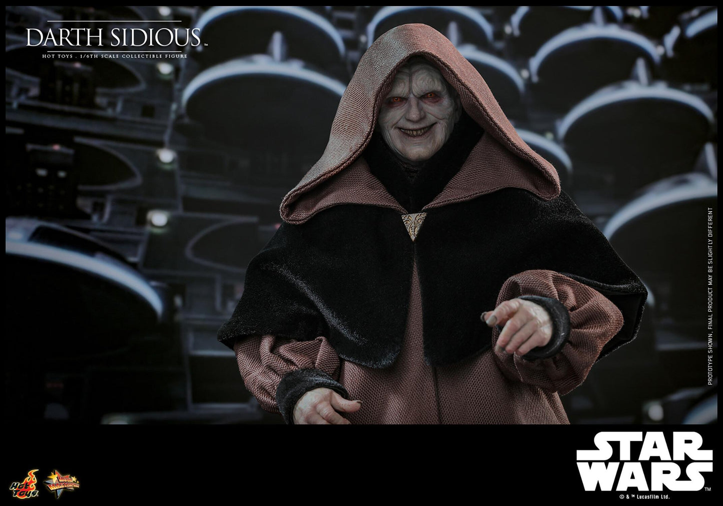 Darth Sidious - Star Wars: Revenge Of The Sith Hot Toys Collectibles 1/6 Scale Action Figure