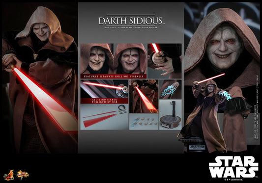 Darth Sidious - Star Wars: Revenge Of The Sith Hot Toys Collectibles 1/6 Scale Action Figure