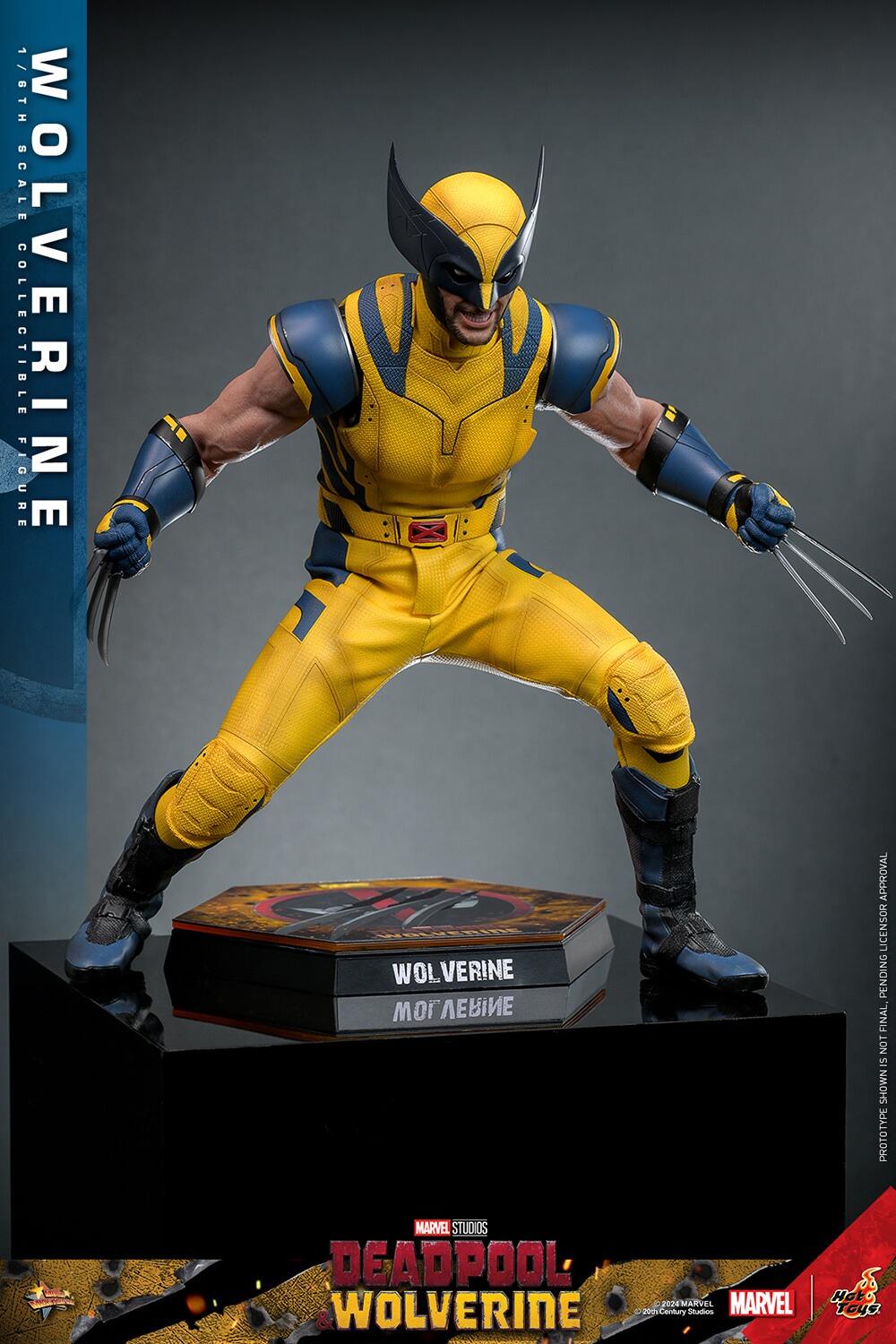 Wolverine - Marvel Deadpool & Wolverine Hot Toys Collectibles 1/6 Scale Action Figure