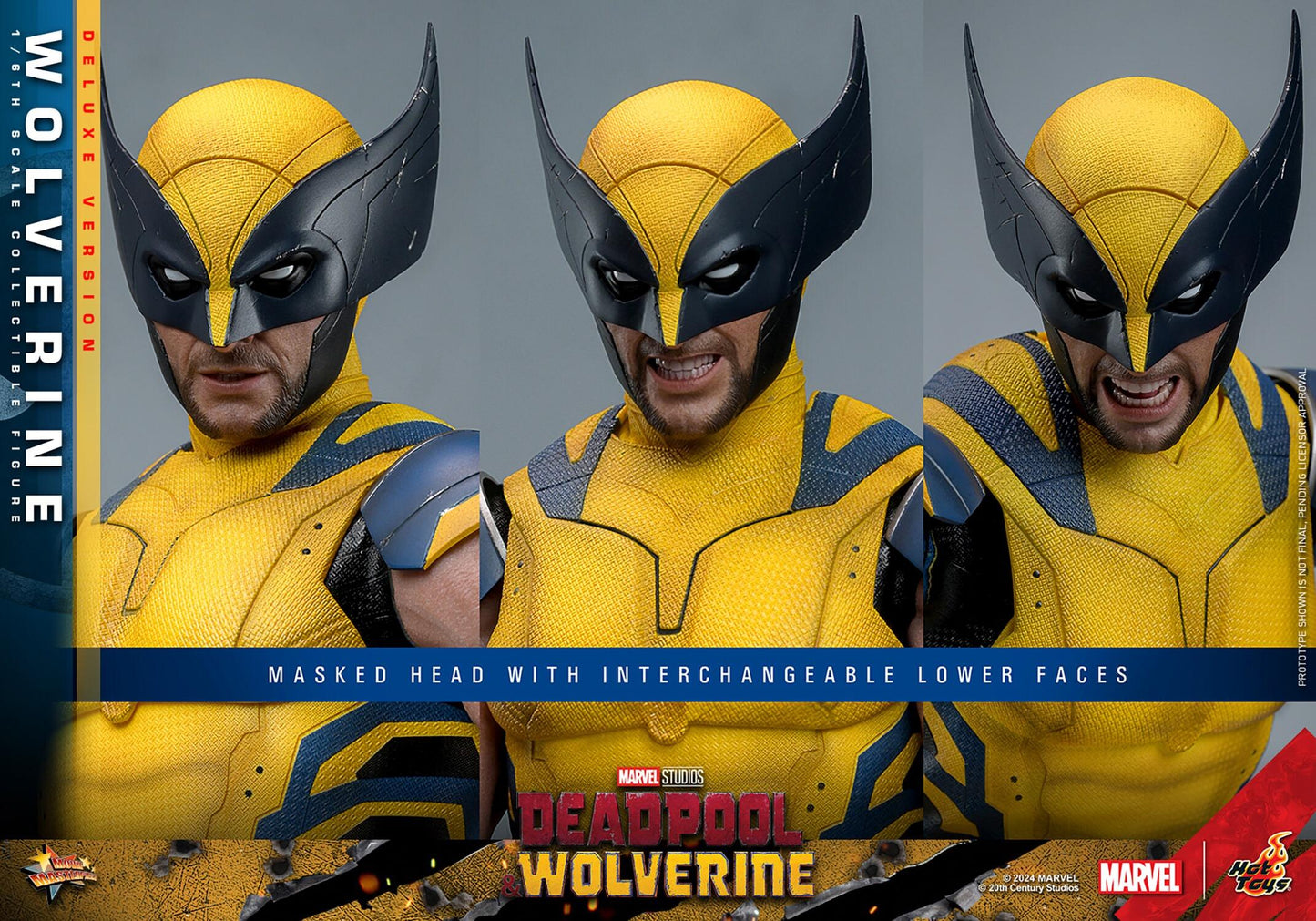 Wolverine (Deluxe) - Marvel Deadpool & Wolverine Hot Toys Collectibles 1/6 Scale Action Figure