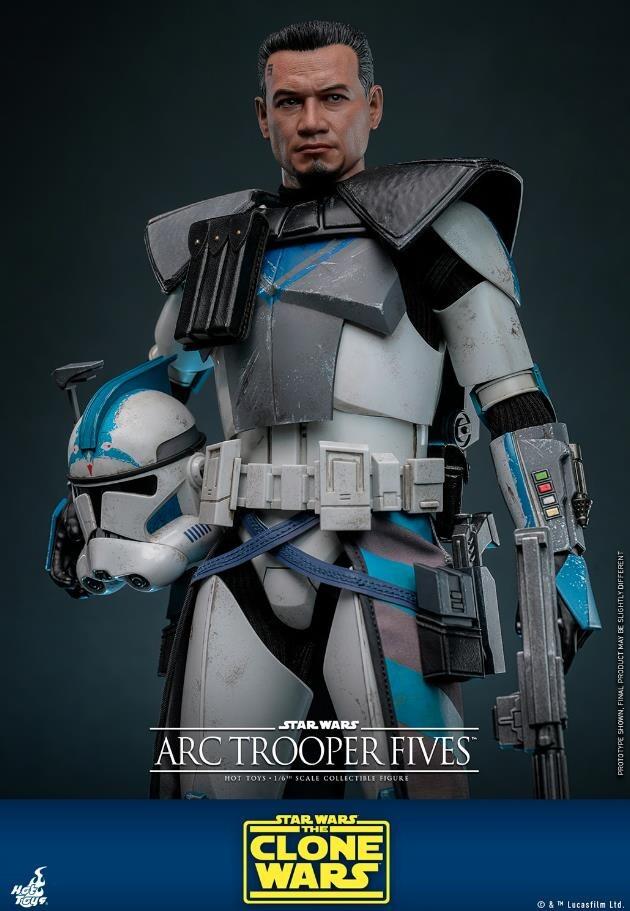 Arc Trooper Fives - Star Wars: The Clone Wars Hot Toys Collectibles 1/6 Scale Action Figure