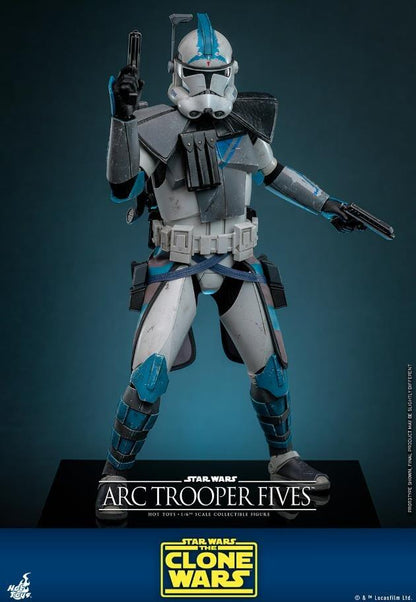 Arc Trooper Fives - Star Wars: The Clone Wars Hot Toys Collectibles 1/6 Scale Action Figure