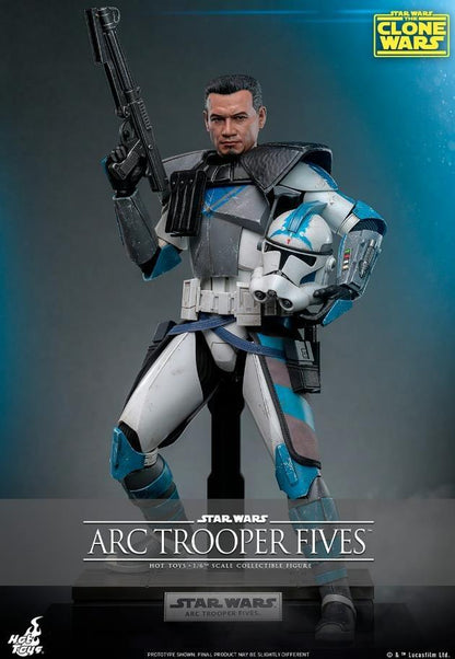 Arc Trooper Fives - Star Wars: The Clone Wars Hot Toys Collectibles 1/6 Scale Action Figure