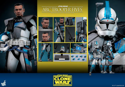 Arc Trooper Fives - Star Wars: The Clone Wars Hot Toys Collectibles 1/6 Scale Action Figure
