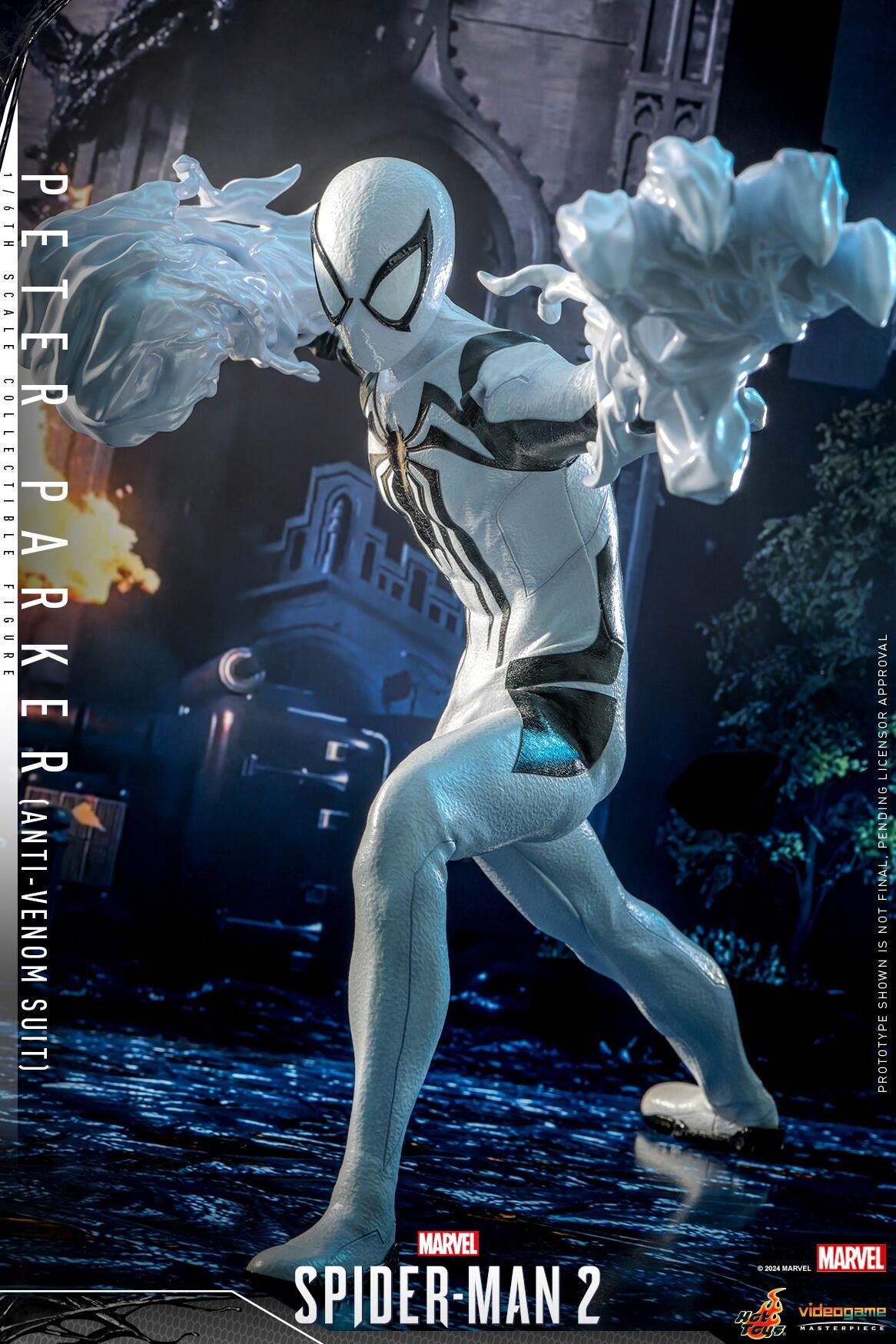 Peter Parker (Anti-Venom Suit) - Marvel Spider-Man 2 Hot Toys Collectibles 1/6 Scale Action Figure