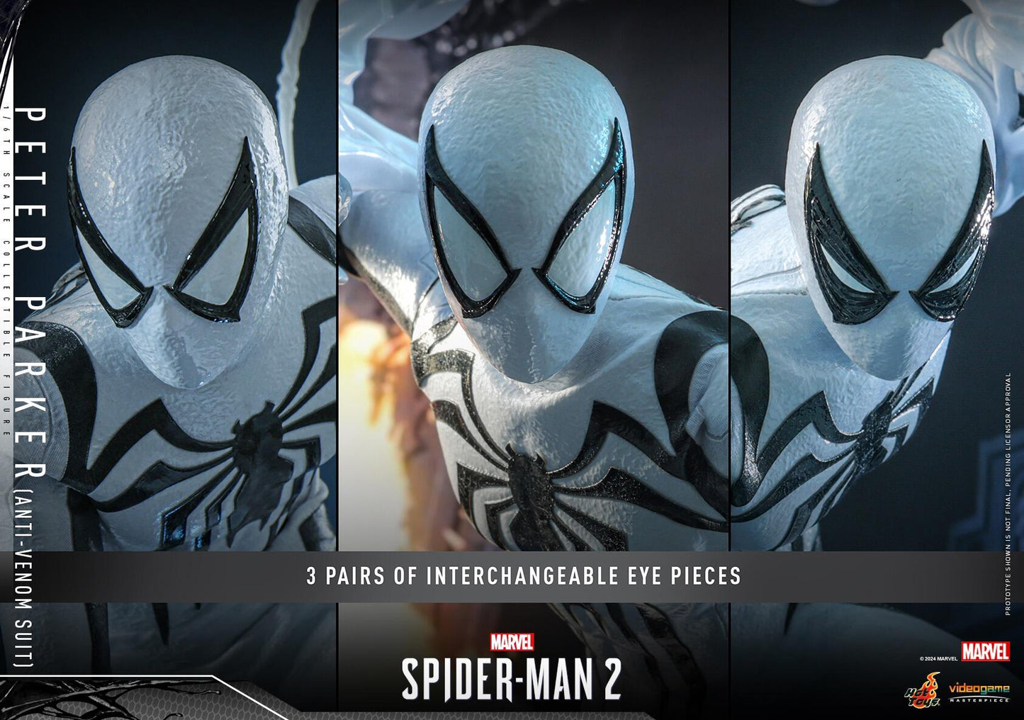 Peter Parker (Anti-Venom Suit) - Marvel Spider-Man 2 Hot Toys Collectibles 1/6 Scale Action Figure