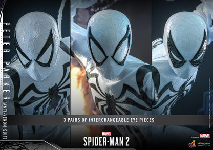 Peter Parker (Anti-Venom Suit) - Marvel Spider-Man 2 Hot Toys Collectibles 1/6 Scale Action Figure
