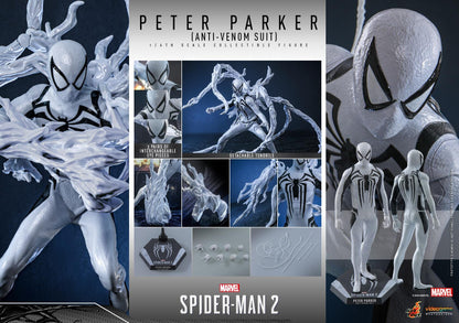 Peter Parker (Anti-Venom Suit) - Marvel Spider-Man 2 Hot Toys Collectibles 1/6 Scale Action Figure