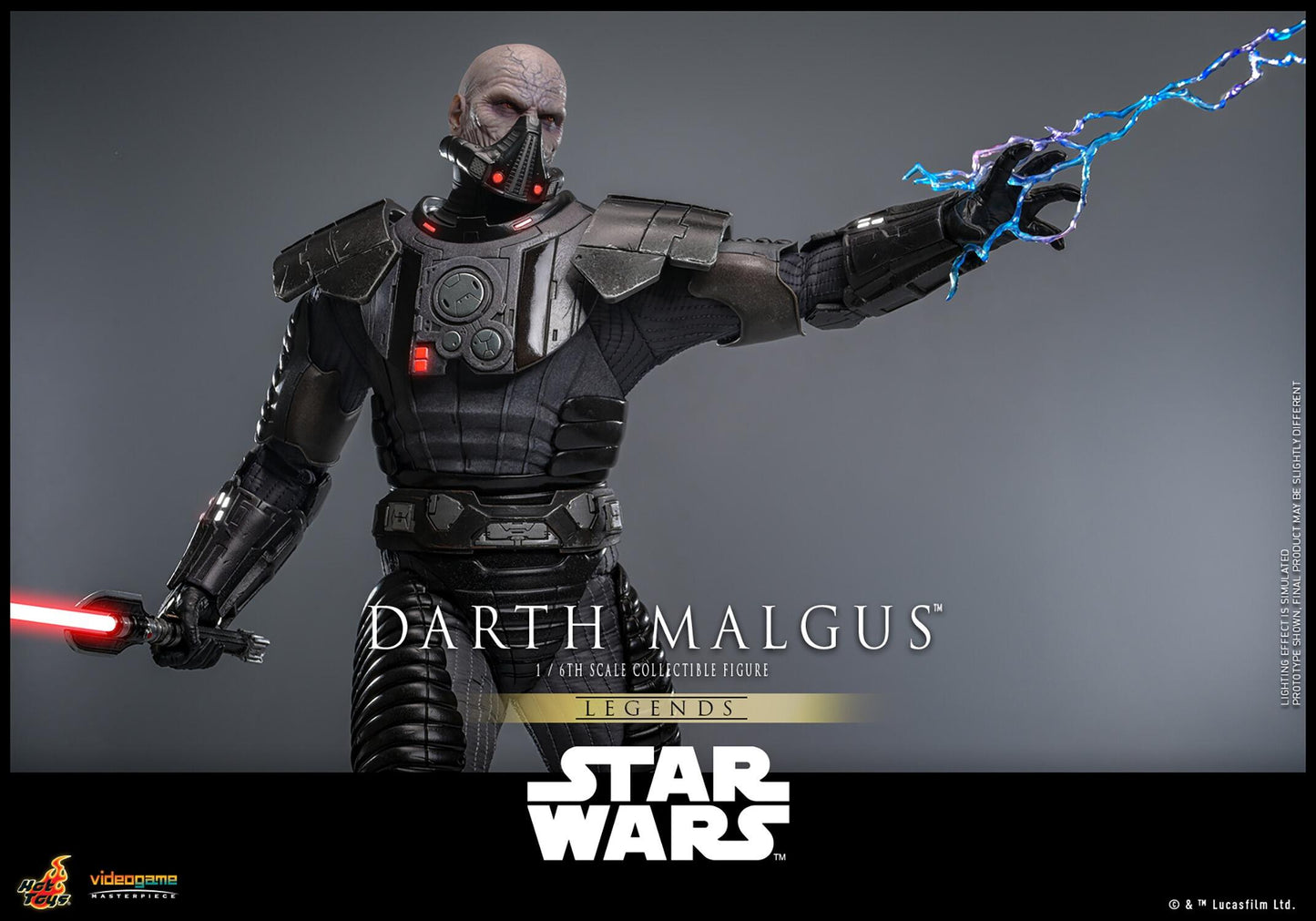 *PRE-ORDER Darth Malgus - Star Wars Legends Hot Toys Collectibles 1/6 Scale Action Figure