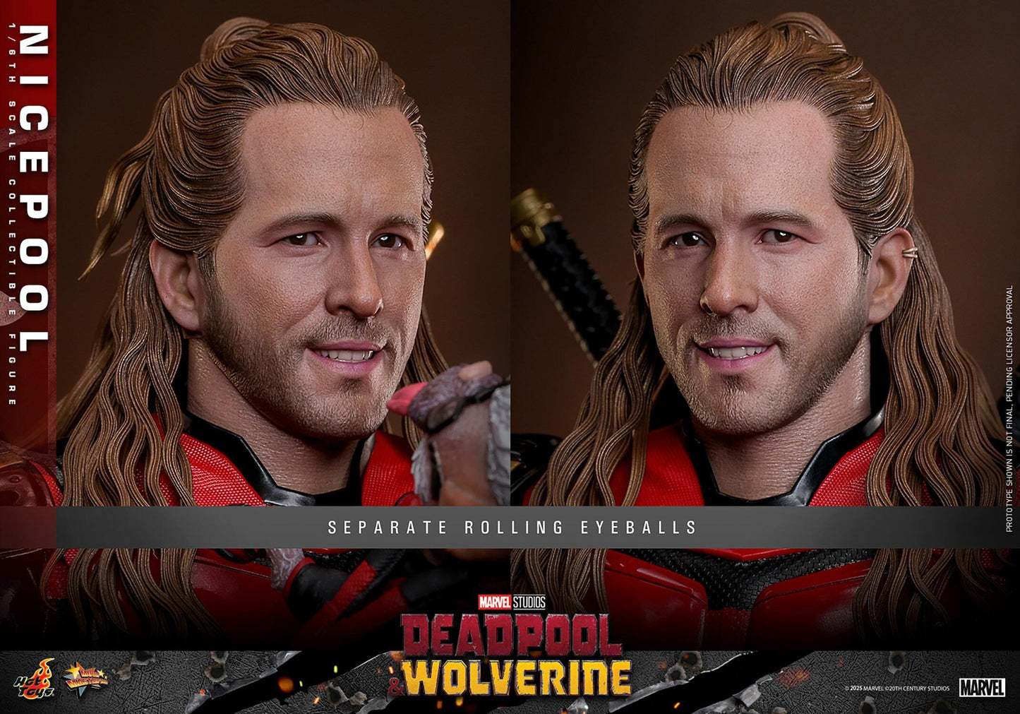 Nicepool - Marvel Deadpool & Wolverine Hot Toys Collectibles 1/6 Scale Action Figure