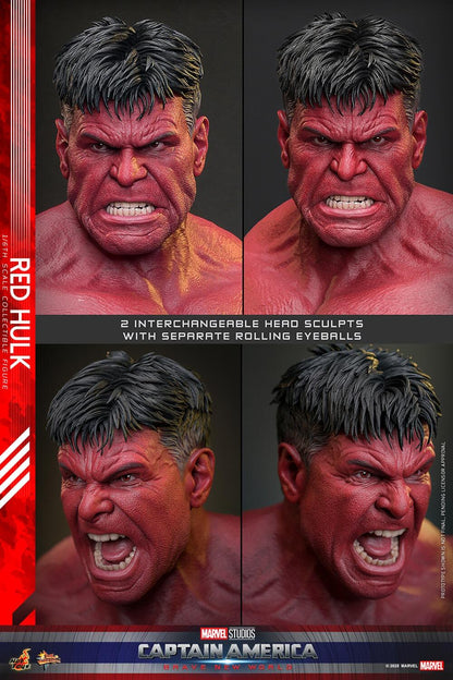 Red Hulk - Marvel Captain America: Brave New World Hot Toys Collectibles 1/6 Scale Action Figure