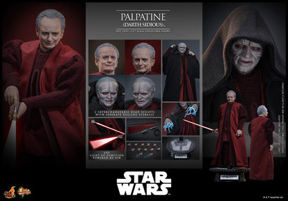 *PRE-ORDER Palpatine (Darth Sidious) - Star Wars Hot Toys Collectibles 1/6 Scale Action Figure