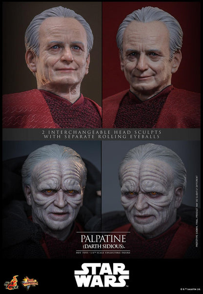 *PRE-ORDER Palpatine (Darth Sidious) - Star Wars Hot Toys Collectibles 1/6 Scale Action Figure