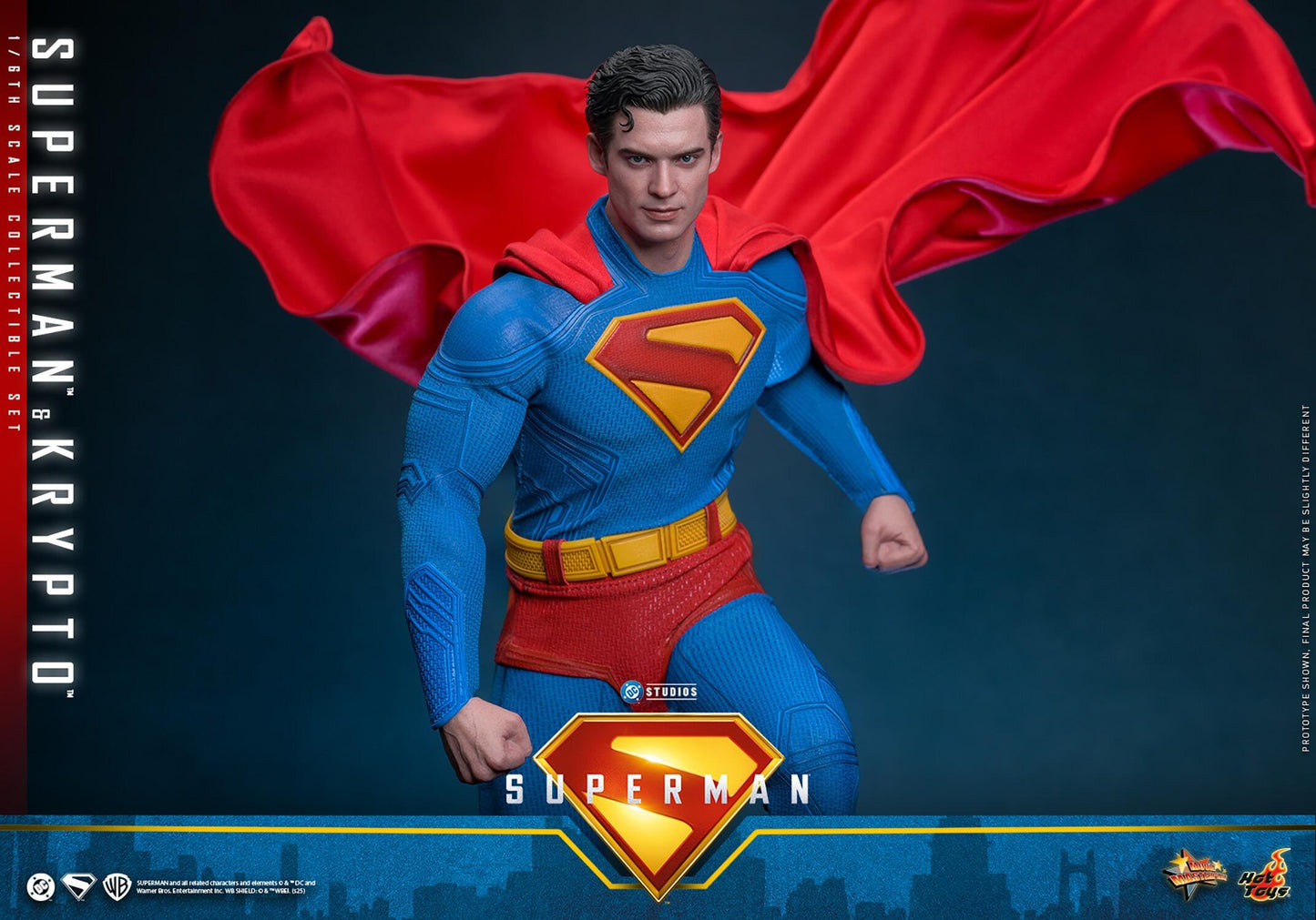Superman & Krypto - Superman DC Hot Toys Collectibles 1/6 Scale Action Figure